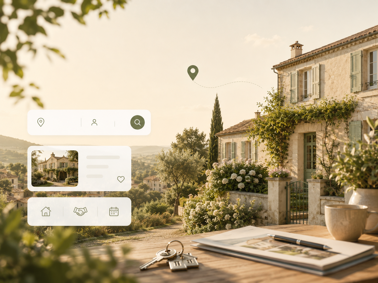 Site internet pour immobilier et services locaux
